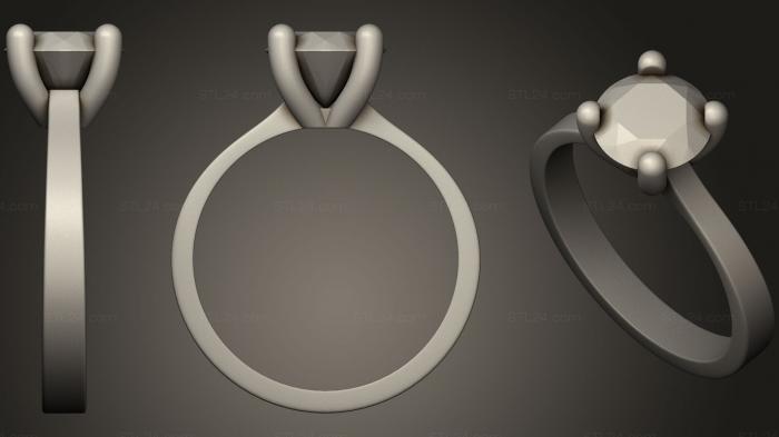 Ювелирные перстни и кольца (Кольцо 67, JVLRP_0549) 3D модель для ЧПУ станка